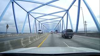 travelling On the Mark Clark 526 Bridge over the Cooper River [upl. by Ylrebmek]