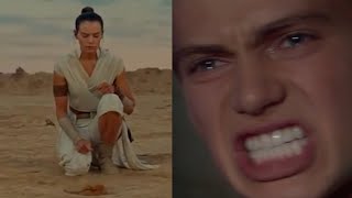 Anakin reacts to Rey burying his lightsaber [upl. by Selle407]