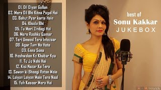 Top 15 Songs Of Sonu Kakkar  Best Of Sonu Kakkar Songs  Latest Bollywood Romantic Songs Jukebox [upl. by Nangatrad]