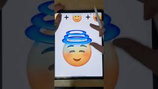 Turning 3 emojis into a fun drawing Watch for more creative emoji art 🎨😄 EmojiArt shorts [upl. by Scammon]