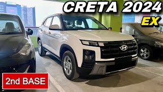 Hyundai Creta EX 2024 Second Base  First On YouTube [upl. by Hulbig]