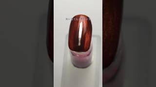 セリアのマグネットパウダー使ったストライプ セルフネイル 100均ネイル ジェルネイル nailart マグネットネイル gelnails shorts [upl. by Damalas881]