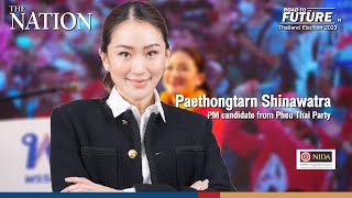 In her 8th month of pregnancy Paetongtarn Shinawatra promises 600baht minimum wage  The Nation [upl. by Jakoba]