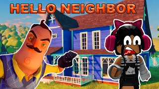 PLAYING ROBLOX HELLO NEIGHBOR SPEED RUN Roblox Player [upl. by Acilgna239]