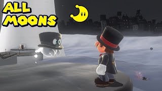 Super Mario Odyssey  All Power Moons Cap Kingdom [upl. by Tager327]