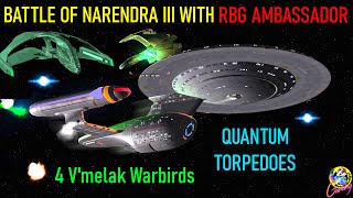 RBG Ambassador at Narendra III Battle  4 Vmelaks  Both Ways  Star Trek Starship Battles [upl. by Noelc]