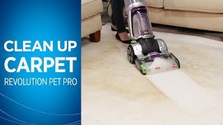 Deep Cleaning with theProHeat 2X® Revolution™ Pet Pro Carpet Cleaner  BISSELL [upl. by Aurora]