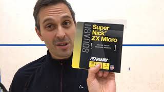 Ashaway SuperNick ZX Micro Strings Review [upl. by Carney175]