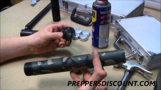 Suppressor Silencer Solvent Trap Adapter Flashlight Cleaning System [upl. by Ynaffat676]