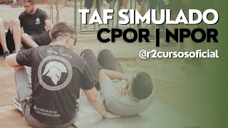 TAF SIMULADO CPOR NPOR  R2 Cursos [upl. by Enyrehtac426]