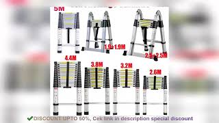 DayPlus 26M5M Telescopic Ladder Sturdy Aluminum Telescoping Extension Ladder 330lb [upl. by Dymoke]