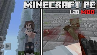 TOP 3 mejores mod para un APOCALIPSIS ZOMBIE en MINECRAFT BEDROCK [upl. by Lada]