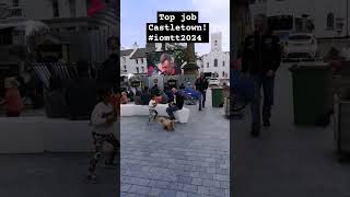 iomtt2024 Castletown showing the other towns how to do it Isle of Man TT races iomtt iomtt2024 [upl. by Adnovad]