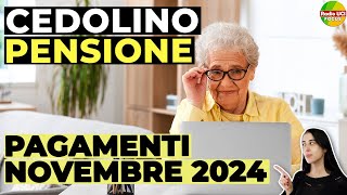 CEDOLINO PENSIONE INPS NOVEMBRE 2024 Pagamenti Conguagli 730 e Trattenute Fiscali [upl. by Ardnosal]