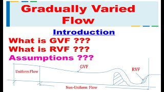 Introduction to GVF  Gradually Varied Flow  Hydraulics and Fluid Mechanics [upl. by Htelimay]