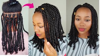 How to do passion twists last longer on short natural hair beginners friendly [upl. by Gavrila339]