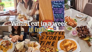 SUBIndia Vlog🇮🇳What I Eat in a Week🍽Cooking Simple Sushi 🍣🍤Korean in India [upl. by Nosyerg]