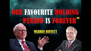 quotOur Favourite Holding Period Is Foreverquot  Warren Buffett  Fassst Quotes [upl. by Nielsen]