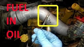 How To Troubleshoot Fuel In Oil Contamination  Diesel Fuel Dilution [upl. by Viv514]