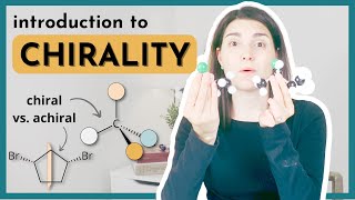 Introduction to Chirality in Organic Chemistry  Chiral vs Achiral and finding Chirality Centers [upl. by Rae]