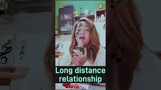 LONG DISTANCE RELATIONSHIP BY norhana song cover viral trending [upl. by Eelyma]