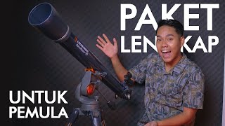 Review Celestron AstroMaster 70 AZ  Teleskop Paket Lengkap [upl. by Dione]