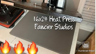 16x24 Heat Press from Fancier Studios [upl. by Aicena702]