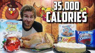 quotCHEATSGIVINGquot  35000 CALORIE CHEAT DAY [upl. by Enelra]