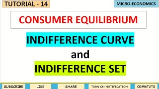 14 INDIFFERENCE CURVE   INDIFFERENCE SET [upl. by Fitz]