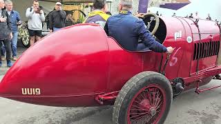 Fiat S76 Beast of Turin and Darracq 200HP return to the paddock  Goodwood Festival of Speed 2024 [upl. by Akital167]