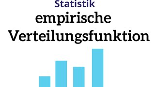 empirische Verteilungsfunktion in der Statistik  Zeichnen der Verteilungsfunktion  Beispielaufgabe [upl. by Aubrie]