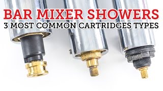 Bar Mixer Showers 3 most common cartridge types amp how to replace them [upl. by Eiral]