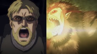 Zeke Scream VS Beast Titan Roar  Attack on Titan [upl. by Crescentia]