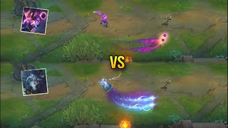 Dark Star Diana vs Winterblessed Diana Skin Comparison  League of Legends [upl. by Dodds195]