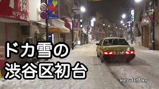 ドカ雪の東京渋谷区初台（2014年2月8日） Tokyo of heavy snow． [upl. by Clea]