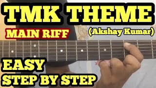 Easiest Guitar Riff quotTees Maar Khan Theme Guitar Tabs Lessonquot By FuZaiL Xiddiqui FUXiNO [upl. by Oyam]