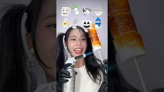 Random White Food ASMR Mukbang 🦴🐁 food asmr mukbang challenge [upl. by Ivett]