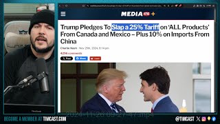 Trump Tariff ALREADY WINS Mexico amp Canada PANIC Stop Migrants Trudeau Calls Trump INSTANTLY [upl. by Oriel192]