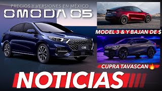 Precios y versiones de OMODA O5 en MX 😱 Tesla Model 3 amp Y BAJAN de  y más  Noticias [upl. by Rammus921]