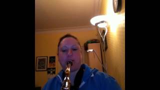 Exercise 10 Lennie Niehaus Jazz Conception for Saxophone G Majormov [upl. by Rilda]