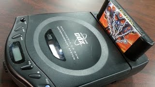 Classic Game Room  SEGA GENESIS CDX console review [upl. by Aitnahc135]