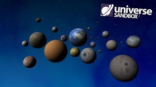 What If Earth Had Every Moon In The Solar System Universe Sandbox2 [upl. by Sherar983]