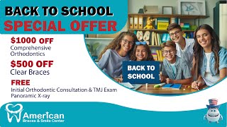 UP TO 1000 Discount on Orthodontics and Clear Braces  Back to School Offer [upl. by Imogen680]