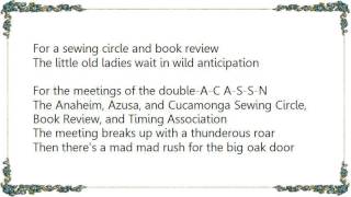 Jan Dean  The Anaheim Azusa Cucamonga Sewing Circle Book Review Timing Lyrics [upl. by Gone]