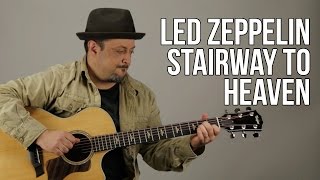 Stairway To Heaven Led Zeppelin Guitar Lesson  Tutorial [upl. by Wolfe653]