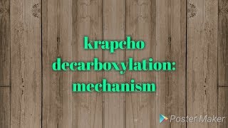 Krapcho decarboxylation  Full mechanism and application [upl. by Noed]