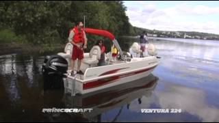 Princecraft  Ventura 224 2014 Bateau ponté  Deck boat [upl. by Pincas]