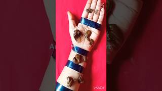 cello tape Mehndi hackbeautiful hennadesign shortvideo viralvideo [upl. by Yllod395]