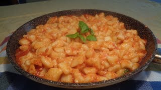 GNOCCHI DI PATATE FATTI IN CASA AL POMODORO E BASILICO [upl. by Dias564]