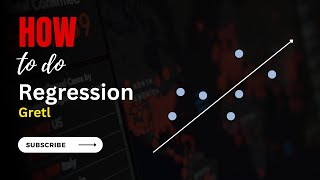 gretl regression How to perform Regression in gretl software gretl [upl. by Flosi]